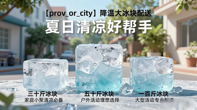 秦皇岛降温大冰块配送 夏日清凉好帮手